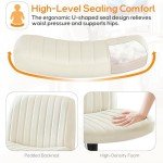 DUMOS Comfy Criss-Cross Armless Desk Chair