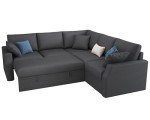 VanAcc 85-Inch L-Shaped Sofa Bed with Storage
