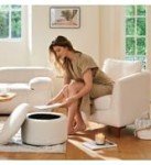 COLAMY Cream Memory Foam Accent Chair & Ottoman