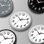 DAXSMY 14-Inch Silent Battery Operated Wall Clock