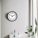 DAXSMY 14-Inch Silent Battery Operated Wall Clock