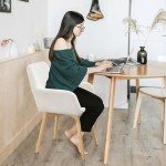 Stylish Mid Century Modern Upholstered Dining Chairs