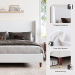 Jocisland King Upholstered Bed Frame with Headboard