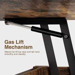 Rolanstar Lift Top Coffee Table with Drawers