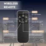 Dyonery Twin XL Adjustable Bed Frame & Mattress Set