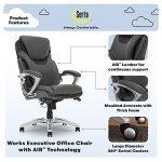 Serta Bryce Ergonomic Executive Office Chair – Gray