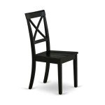 Boston Cross Back Dining Chairs - Set of 2