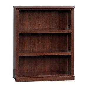Sauder 3-Shelf Bookcase in Select Cherry Finish