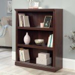 Sauder 3-Shelf Bookcase in Select Cherry Finish