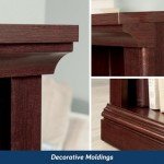 Sauder 3-Shelf Bookcase in Select Cherry Finish