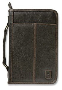 Extra Large Leather Look Bible Cover with Handle