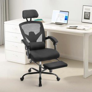 Green High-Back Mesh Gaming Desk Chair