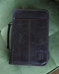 Extra Large Leather Look Bible Cover with Handle
