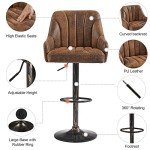 Set of 4 Adjustable Swivel Bar Stools