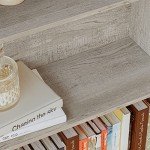 Industrial Bookshelves with Doors, 6-Tier Storage