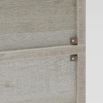 Industrial Bookshelves with Doors, 6-Tier Storage