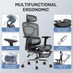 Ergonomic Mesh Office Chair with Adjustable Support
