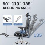 Ergonomic Mesh Office Chair with Adjustable Support