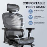 Ergonomic Mesh Office Chair with Adjustable Support