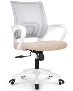 Beige Ergonomic Office and Gaming Desk Chair