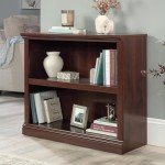 Sauder 2-Shelf Bookcase in Select Cherry Finish