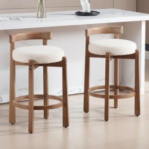 Mid Century Modern Bar Stools Set of 2