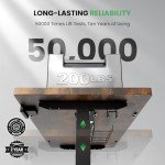 SIAGO Adjustable Electric Standing Desk - 48 x 24 Inch