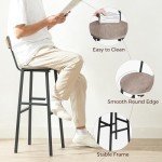 Set of 2 Round Back Bar Stools