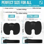 Memory Foam Office Chair Cushion and Lumbar Support