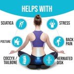 Memory Foam Office Chair Cushion and Lumbar Support