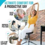 Memory Foam Office Chair Cushion and Lumbar Support