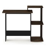 Furinno Compact Home Laptop Desk with Square Shelves