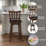 Hillsdale Presque Isle Swivel Stool, Counter Height, Cherry