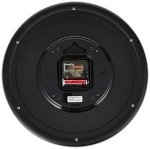 Seiko 12" Brushed Metal Quiet Sweep Office Wall Clock, Silver Tone