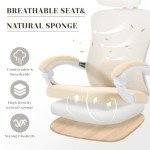 Ergonomic Office Chair, Adjustable Lumbar Support, 400LBS Capacity, Retractable Footrest, Breathable Mesh Back Gaming, Adjustable Headrest