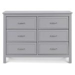 DaVinci Charlie 6-Drawer Double Dresser in Grey