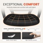 NEO CHAIR Office Ergonomic Executive Computer Desk Chair, Mesh Lumbar Support Adjustable Height Rolling Wheels Swivel Comfortable Modern Mid Back for Home Task Vanity Bedroom Study (Black)