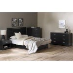 South Shore Step One 5-Drawer Chest-Pure Black