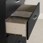 South Shore Step One 5-Drawer Chest-Pure Black