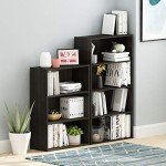 Furinno Pasir 3-Tier Open Shelf Bookcase, Espresso
