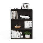 Furinno Pasir 3-Tier Open Shelf Bookcase, Espresso