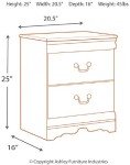 Signature Design by Ashley Anabasis Night Stand, White