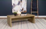 Coaster Home Furnishings Lynette Rectangular Eco Friendly Engineered Wood Coffee Table for Living Room Cocktail Sofa Table Wood Look Laminate Veneer Mango Brown 704128