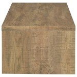 Coaster Home Furnishings Lynette Rectangular Eco Friendly Engineered Wood Coffee Table for Living Room Cocktail Sofa Table Wood Look Laminate Veneer Mango Brown 704128