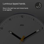 Braun Classic Analogue Wall Clock with Silent Sweeping Quartz Movement, Easy to Read, 23cm Diameter in White, Model BC26W.