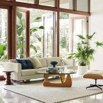 Coffee Tables for Living Room - Triangle Glass Coffee Table with Wooden Base Mid-Century Modern Abstract End Table for Study Room Office Hotel Balcony (Walnut Transparent, Large 50 * 35.8 * 16in)