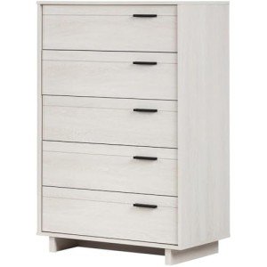 South Shore Fynn 5-Drawer Chest, Winter Oak