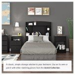 Prepac Astrid Tall Black Dresser: 16"D x 20"W x 52"H, 6-Drawer Chest for Bedroom by Prepac - Perfect Chest of Drawers for Ample Storage