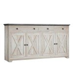 IRONCK Buffet Cabinet with Storage, Sideboard Storage Cabinet, Kitchen Cabinet with Drawers and Doors for Living Room, Dining Room