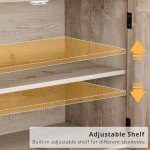 IRONCK Buffet Cabinet with Storage, Sideboard Storage Cabinet, Kitchen Cabinet with Drawers and Doors for Living Room, Dining Room